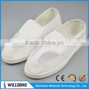 Hot Sale Leather Double Hole Shoes Esd Cleanroom Shoes thumbnail-1
