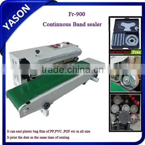 FR-900 Heating Type Plastic Film Sealing Machine/Digital Counter Plastic Film Sealing Machine,continuous Band Sealer thumbnail-1