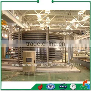 Sanshon SSF Vegetable and Fruit, Prepared Food, Spiral Quick Freeze Machine, Fish Quick Freezer thumbnail-5