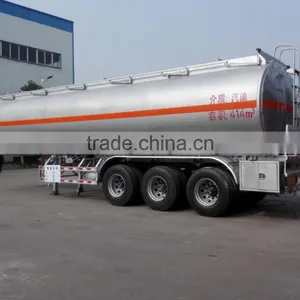 33ton Aluminum Alloy Oil / Fuel / Gasoline Tanker Semi Trailer thumbnail-2