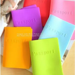 Colorful Case Silicone Protective Passport Cover thumbnail-1
