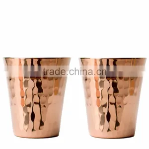Copper Tumblers , Napa Tumbler,hammed Copper Tumbler/ Copper Glass thumbnail-1