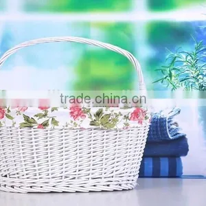 Hanmade Natural Wicker Bike Basket Basket for Bike Wicker Bicycle Basket Removable Bicycle Basket thumbnail-5
