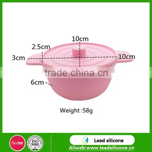 FDA Soft Silicone Baby Bowl , Eco-friendly Silicone Bowl for Baby Feeding thumbnail-2