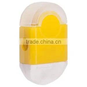 Plastic Kids Pencil Sharpener With Easer thumbnail-2