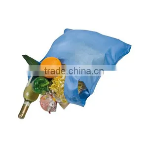 Cheap Foldable Supermarket Vegetable Shopping Bag With Belt Clip thumbnail-1