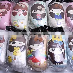 Supply Fashion Cute Girl Pattern Glasses Case thumbnail-1
