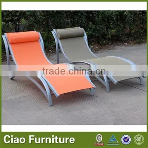 New Design Outdoor Coastline Aluminum Mesh Sun Loungers thumbnail-1