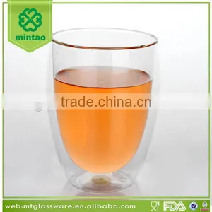 Borosilicate Double Wall Glass Cup 320ml thumbnail-1