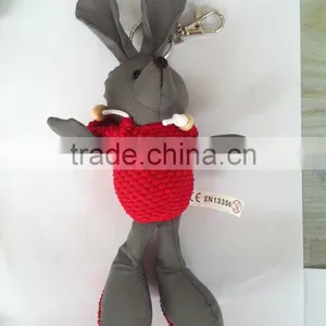 Custom Reflecx Toy High Visible Reflective Rabbit Keychian thumbnail-1