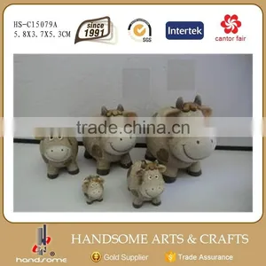6.2 Inch Ceramic Cow Crafts Home Decoration Money Bank thumbnail-2