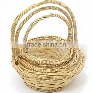 East Flower Basket Cheap Hand Weave Empty Gift Basket thumbnail-4