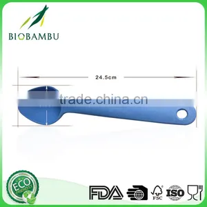 Environmental Best Design Colorful Bamboo Fiber Soup Serving Spoon thumbnail-1
