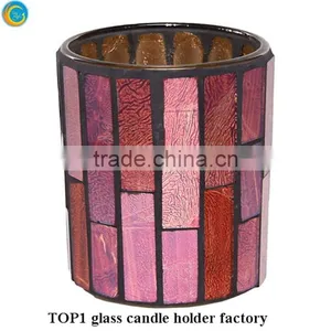 Discount Votive Candle Holders Moroccan Mosaic Glass Tea Light thumbnail-1