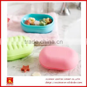 New Style Custom Easy Carry Travel Square Plastic Soap Box/Soap Stand thumbnail-1