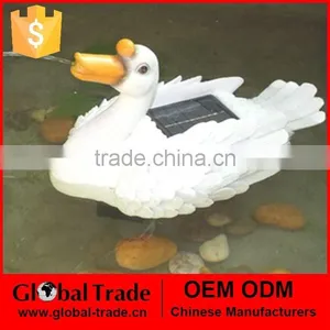 Solar Floating Swan, Resin Garden Decoration G0231 thumbnail-1