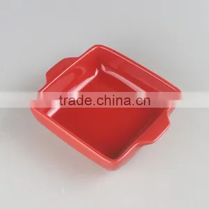 Ceramic Square Bakeware With Color Glaze thumbnail-5