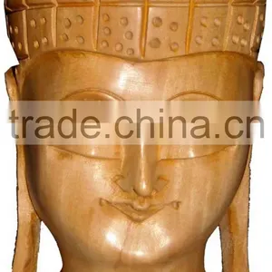 Wooden Buddha Statues/Wood Carving Figures/Art Sculpture-B thumbnail-1