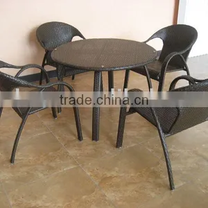 Outdoor Furniture Rattan Dining Set Furniture AY1003 thumbnail-1