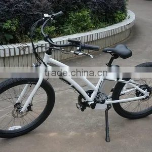 26 Inch 250W/350W Beach Cruiser Electric Bike Electric Beach Bicycle for Lady thumbnail-3