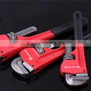 # 45 Carbon Steel Factory Supply Pipe Clamp European Style Hand Tools Quickly Dipped Plastic Pipe Clamp/ Wrench thumbnail-1
