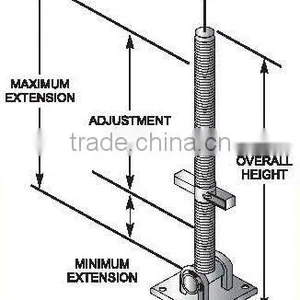 Adjustable Threaded Jack Base Screw Jack thumbnail-5