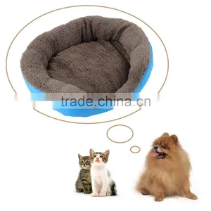 Newly Design Soft Fleece Warm Dog Bed House Plush Nest Mat Pad For Pets Puppy Cats thumbnail-2