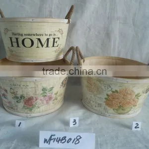 Whosle Sale Outdoor Wooden Flower Pot Planters thumbnail-2