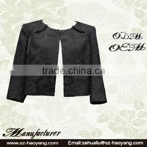Top Fashion Ladies Short Jacquard Jacket Model thumbnail-1