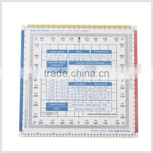 Kearing Brand Manufacture Transparent Flight Square Ruler/student Pilot Transparent Flight Square Ruler for Pilot Training#KPP-8 thumbnail-1