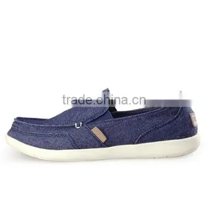 Fashion Jean Casual Shoes for Men Relaxation, Made in China High Quality Casual Canvas Shoes Sample for Men thumbnail-2