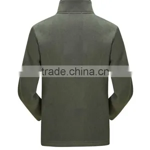 Factory OEM Warm Anti-pilling Men Double Polar Fleece Jacket Mens Coat thumbnail-2
