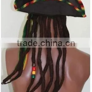 Rasta Pirate Hat thumbnail-3