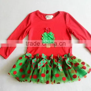 Wholesale Girls PettiSkirts Elastic Waistband Skirts Girls Chiffon Skirts Red Polka Dot Skirt Boutique Fluffy Pettiskirt thumbnail-3