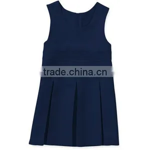 2016 Made in China Wholesale New Style Toddler Girl School Uniform Design Dress thumbnail-2