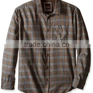 2016 Pure Cotton Casual Shirt Men's Flannel Plaid Shirt thumbnail-5