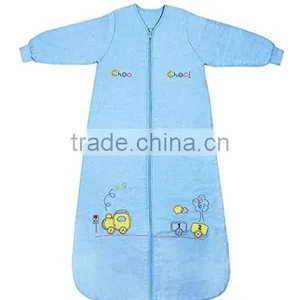 China Applique Wearable Cotton Wholesale Animal Baby Sleeping Bag With Sleeves thumbnail-6