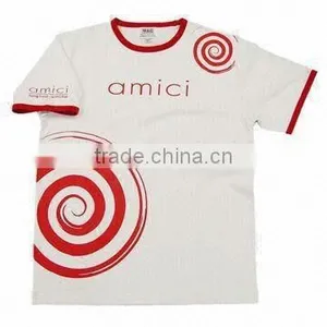 Men's Printed Heavy Weight Ringer T-shirt, Made of 100% Combed Cotton thumbnail-1