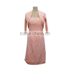 China OEM Supply Mother Of The Bride Dress With Jacket thumbnail-1