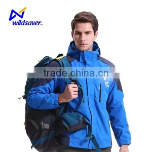 Wildsaver Custom Blue LED Jacket Nylon Fabric for Windbreaker thumbnail-1