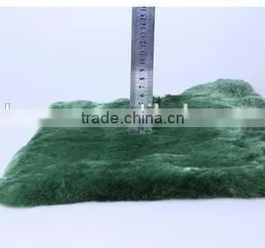 8 Colors Top Quality Dyed Color Wholesale Prices Rex Rabbit Skin Fur Carpet Chinchilla Rex Rabbit Fur Blanket thumbnail-6