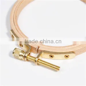 High Quality Manual Embroidery Cross Stitch Needlework Wooden Embroidery Hoop thumbnail-3