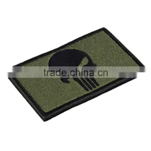 Punisher Skulls Rectangle Embroidery Trim Tactical Patch Armbands Shoulder Badg 2015 Fashion thumbnail-3
