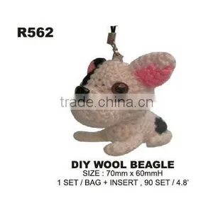 Knitting Dog Craft (R562) DIY WOOL BEAGLE thumbnail-1