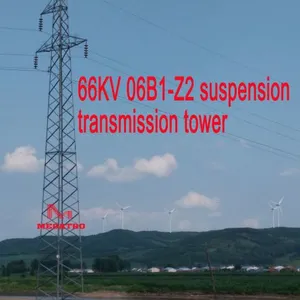 MEGATRO 66KV 06B1-Z2 Suspension Transmission Tower thumbnail-1
