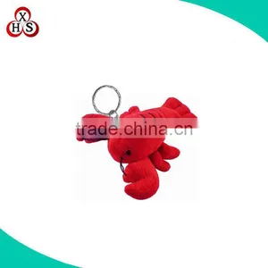 Plush Toy Manufacture Custom Lobster Keychain Plush Lobster Keychain thumbnail-1