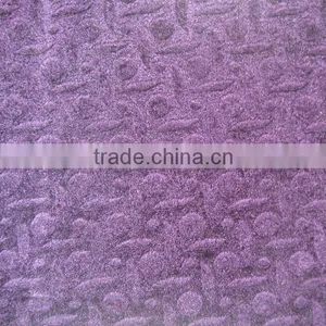 100% Polyester Embossed Velvet Fabric thumbnail-1