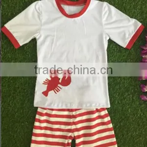 Unique Baby Names Image Boutique Clothes Summer Boys' T-shirt and Girls ' Tops Children Clothing Set thumbnail-3