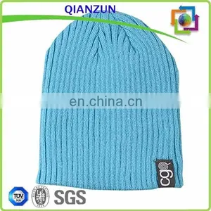 Mens Long Hat Beanie Plain Acrylic Beanie Caps/Hat thumbnail-4