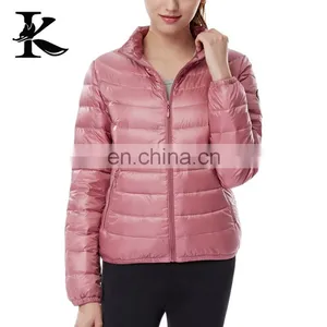 Packable Light Cheap Duck Down Feather Jacket thumbnail-3